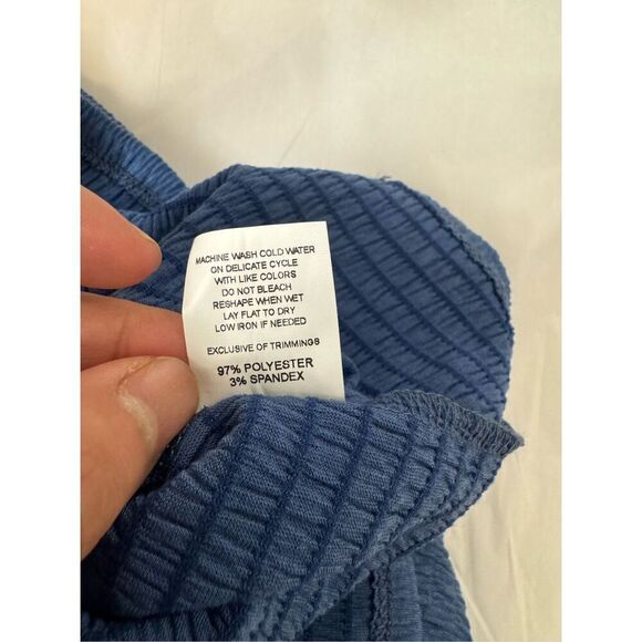 Antistar one sleeve blue blouse size large - Picture 3 of 6